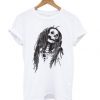 Palm Angels White Rasta Skull T-shirt