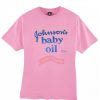 johnson baby oil logo t shirt