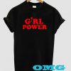 Girl power with rose t shirt