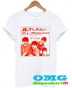 the beatles vintage japanese t shirt