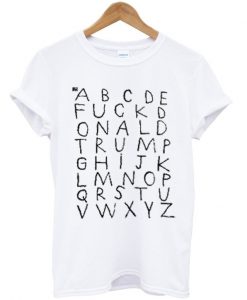 Alphabet Donald Trump T-shirt