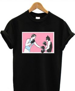 Superman Batman Boxing T-shirt