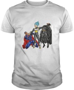 Duel Vegeta Superman And Batman T-shirt