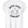 Skaters Against Homophobia T-shirt Back