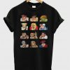 Street Fighter 2 Continue Faces T-shirt