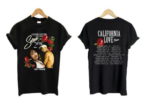 Selena 2Pac T-shirt