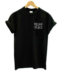 Vegan Vibes Pocket Print T-shirt