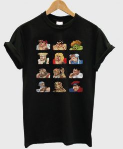 Street Fighter Losing Face T-shirt