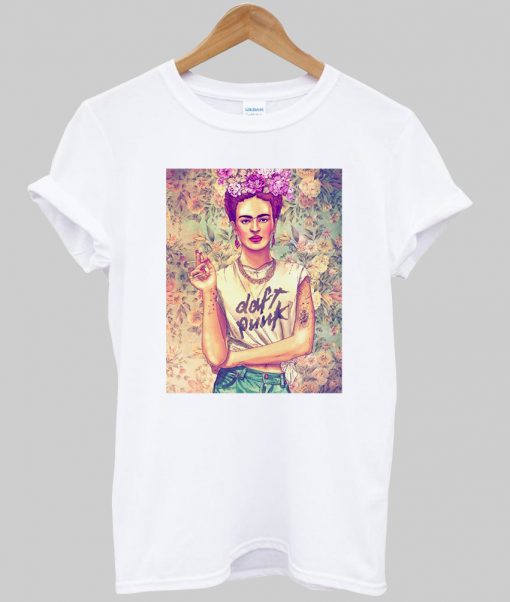 Frida Kahlo Daft Punk T-shirt