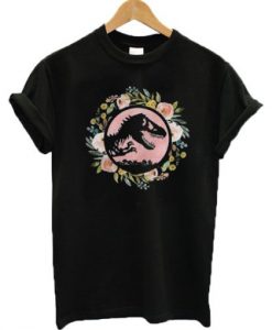 Floral Jurassic Park T-shirt