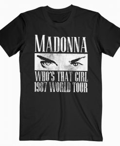 Madonna Who's That Girl 1987 World Tour T-shirt