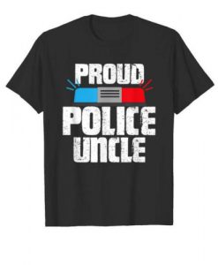 Proud Police Uncle T-shirt