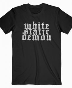 White Static Demon T-shirt