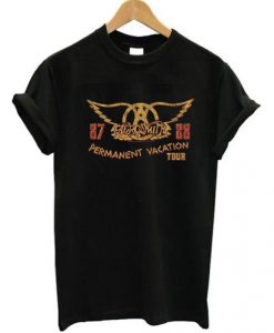 Aerosmith Permanent Vacation Tour 87-88 T-Shirt