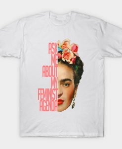 Frida Kahlo Feminist Agenda T-shirt