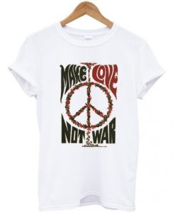 Make Love Not War Peace Vintage T-Shirt