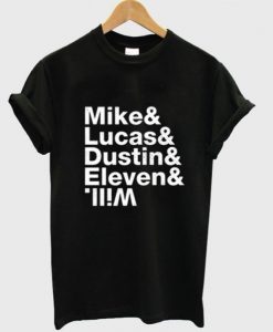 Stranger Things Cast Name T-Shirt