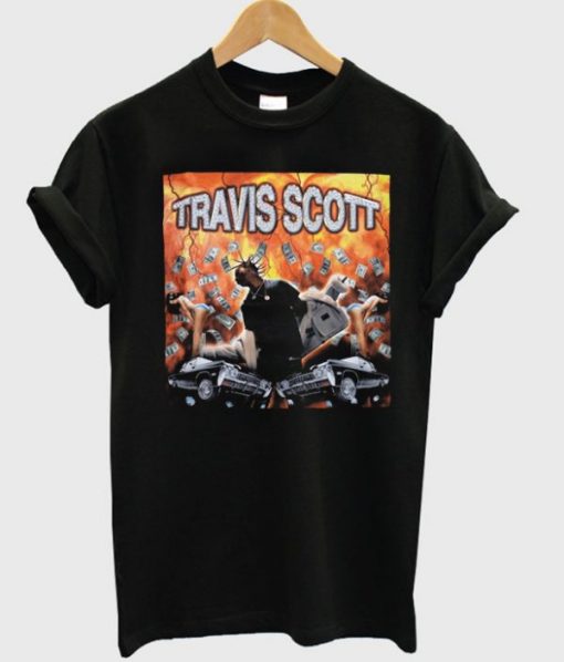 Diamond Travis Scott Explosion T-shirt