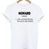 Howard Noun T-shirt