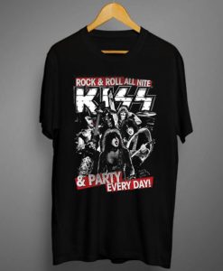 KISS Rock Roll All Nite And Party Everyday T-shirt