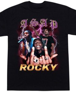 ASAP Rocky Mens Black T-shirt