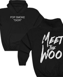 Pop Smoke Dior Meet the Woo Hoodie