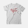 A Lil’ Bougie Red Rose T-shirt