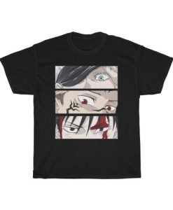 Anime Satoru Gojo Yuji Itadori Sukuna Eyes Japanese Style Unisex T-Shirt