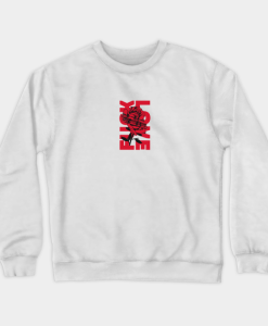 Fuck Love Rose Graphic Sweatshirt