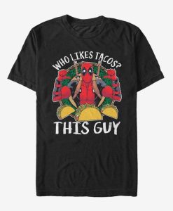 Marvel Deadpool Likes Tacos T-Shirt