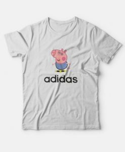 Adidas x Peppa Pig Parody T-Shirt