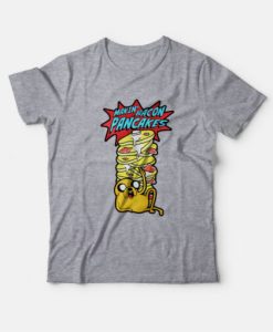 Adventure Time Making Bacon Pancakes Jake Dog T-Shirt