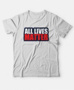 All Lives Matter Black Live Matter T-shirt