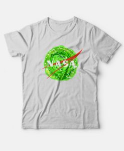 Rick and Morty Nasa Logo Portal T-Shirt