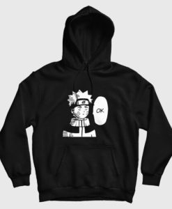 Naruto One Punch Man Crossover Hoodie