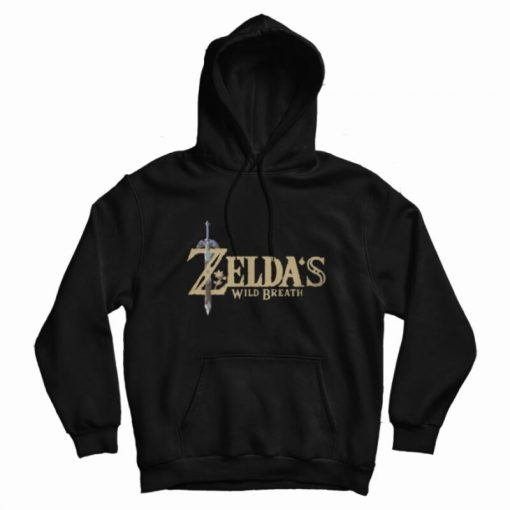 Zelda’s Wild Breath BoTW Logo Parody Hoodie