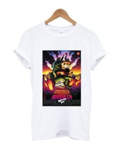 Godzilla vs Charles Barkley Poster T-shirt