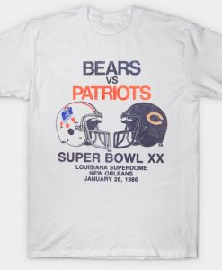 Bears vs Patriots 86 Vintage T-Shirt