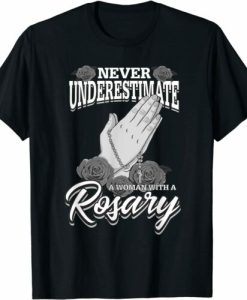Catholic Holy Rosary Virgin Mary Inspiring Gift For Women T-Shirt