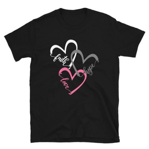 Faith Hope Love Heart T-shirt