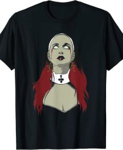 Black Religion Goth Sister Nun – Evil Goth Cross Tattoo T-Shir