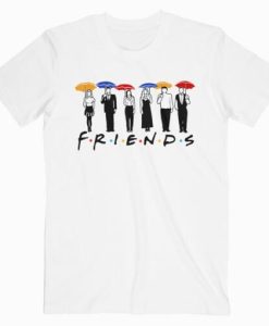 Friends Umbrella Design T-Shirt