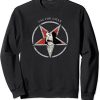 Gag For Satan Occult Gothic Grunge Satan Baphomet Nun Death Sweatshirt