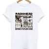 Radiohead Colored In Drawing T-shirt