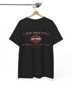 Harley Davidson Life Begins t-shirt thd